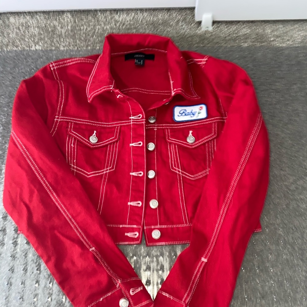 Forever 21 crop coat